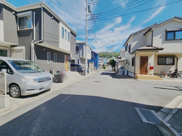 前面走路の様子です